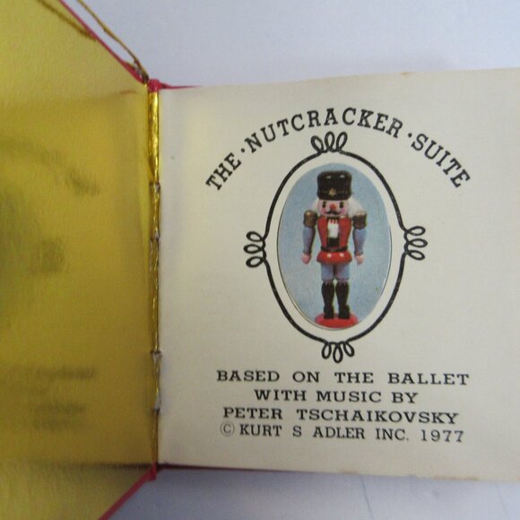 3 Mini Book Christmas Ornaments Nutcracker Suite & 12 Days of Christmas, Santa - Picture 4 of 16
